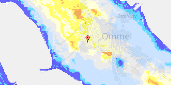 Ekstrem regn på Kirkevejen 20B, 1. 1