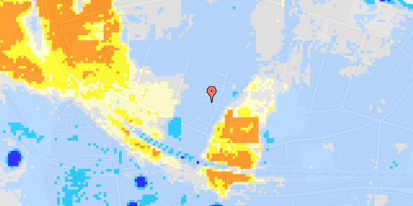 Ekstrem regn på Karensvej 15