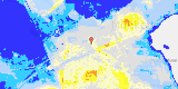 Ekstrem regn på Fjordvej 155