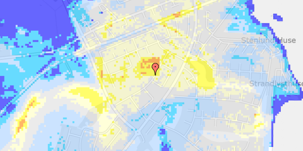 Ekstrem regn på Hulvejsbakken 8