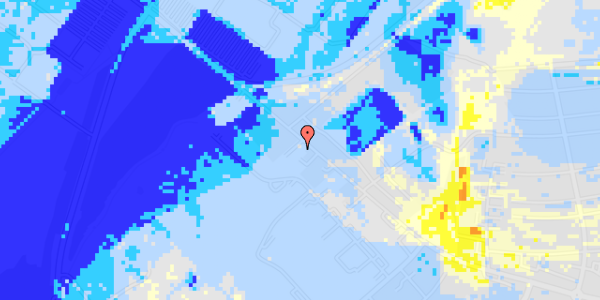 Ekstrem regn på Lindøalleen 123