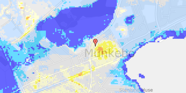 Ekstrem regn på Mølkæret 203