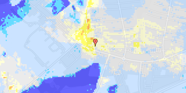 Ekstrem regn på Nyhøjen 105