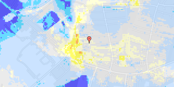 Ekstrem regn på Nyhøjen 506