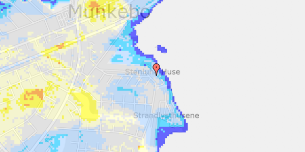 Ekstrem regn på Stenlunden 21