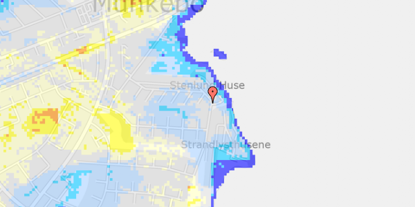 Ekstrem regn på Stenlunden 52