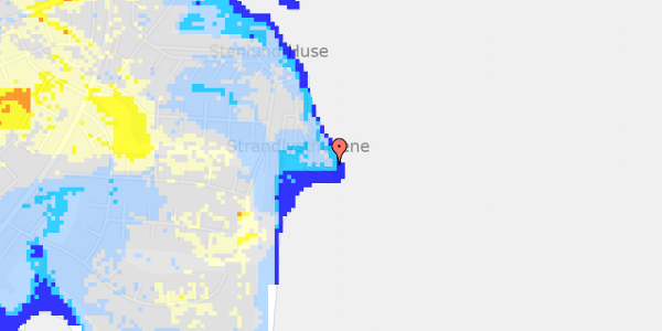 Ekstrem regn på Strandlysthuse 23