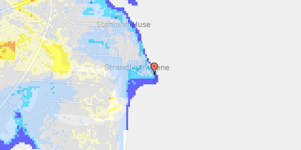 Ekstrem regn på Strandlysthuse 24