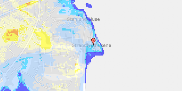 Ekstrem regn på Strandlysthuse 53