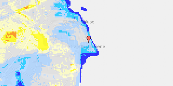 Ekstrem regn på Strandlysthuse 55