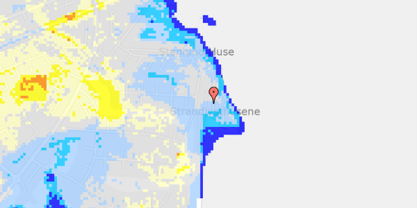 Ekstrem regn på Strandlysthuse 67