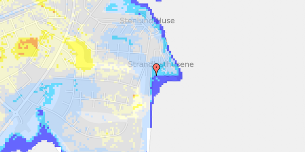 Ekstrem regn på Strandlysthuse 74