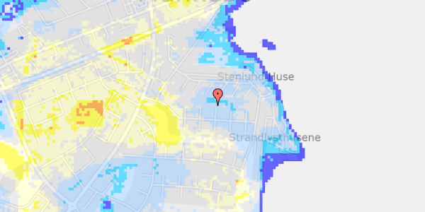 Ekstrem regn på Strandlystvej 27