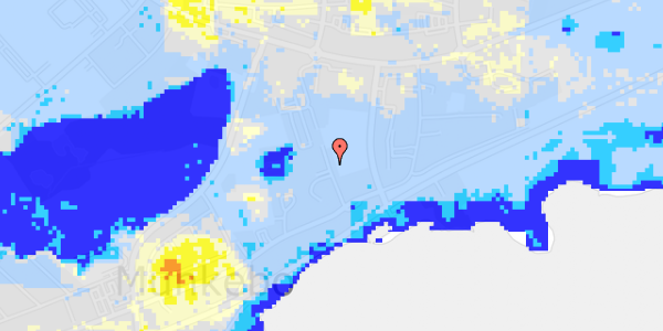 Ekstrem regn på Strandvejen 4