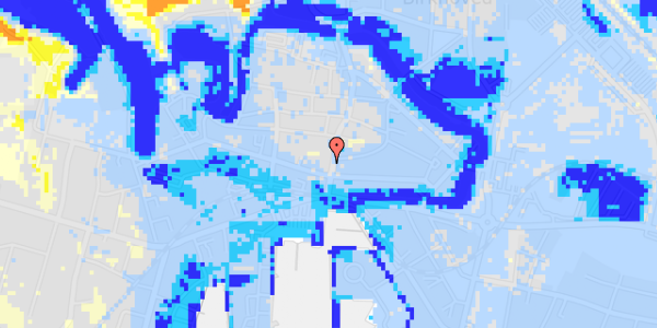 Ekstrem regn på Adelgade 6, kl. 1