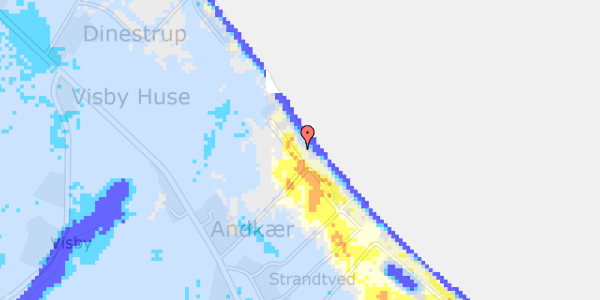 Ekstrem regn på Andkær Strand 5