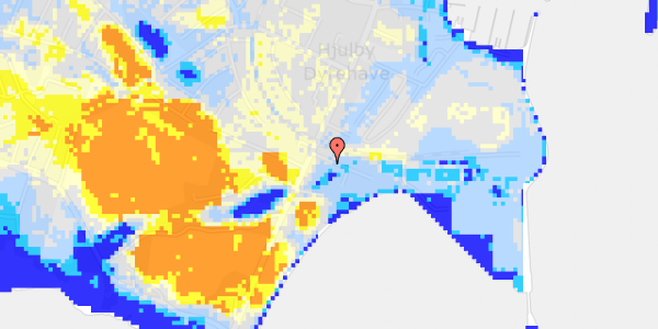 Ekstrem regn på Ansgarsvej 4