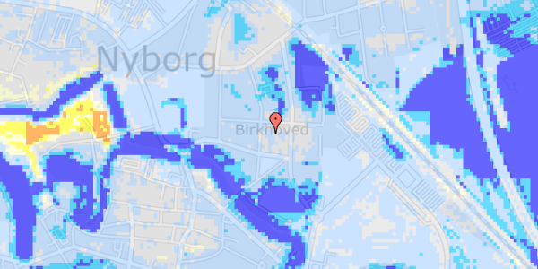 Ekstrem regn på Bredahlsgade 10