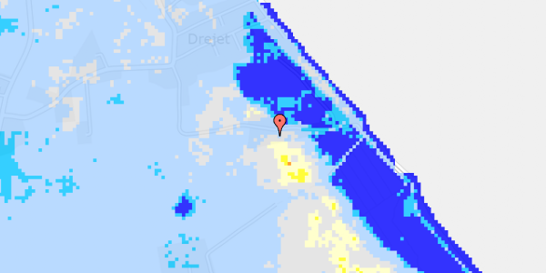 Ekstrem regn på Drejet 38