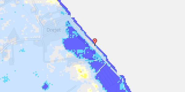 Ekstrem regn på Drejet 66