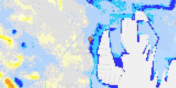 Ekstrem regn på Dyrehavevej 33, st. 