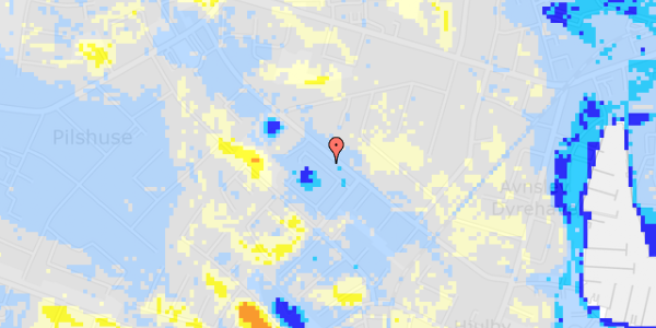 Ekstrem regn på Egeparken 22