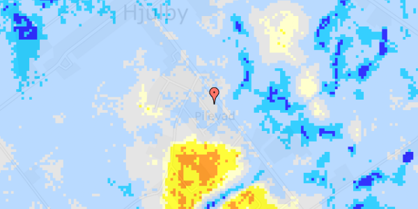 Ekstrem regn på Fasanvej 7