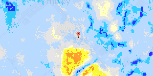 Ekstrem regn på Fasanvej 8