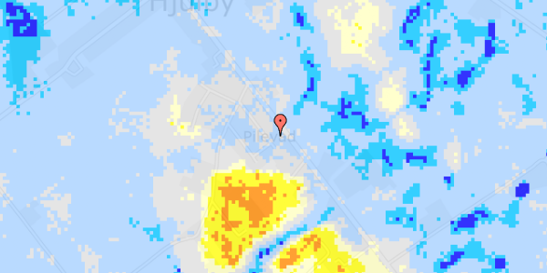 Ekstrem regn på Fasanvej 13