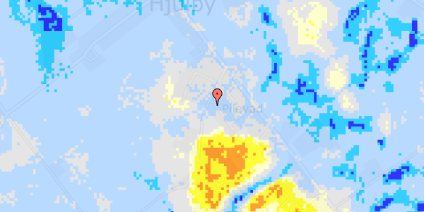 Ekstrem regn på Fasanvej 35