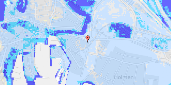 Ekstrem regn på Havnegade 30, 1. 6