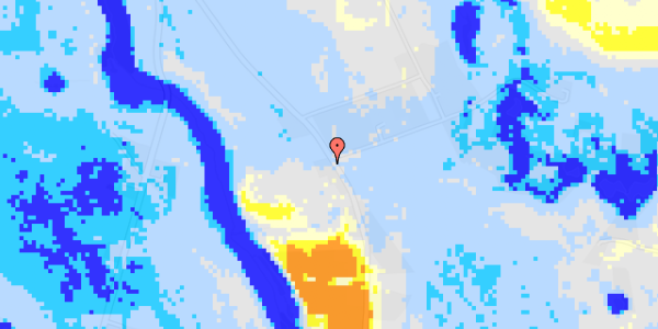 Ekstrem regn på Holsmosevej 4