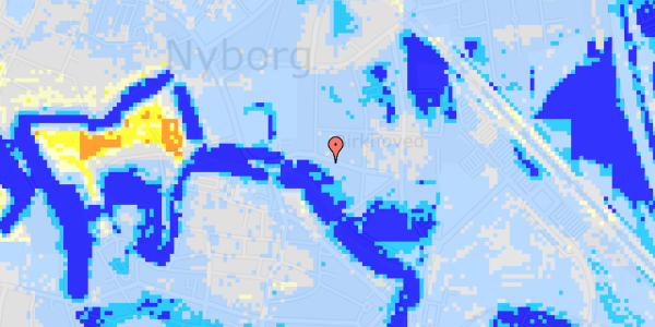 Ekstrem regn på Kronprinsensgade 11