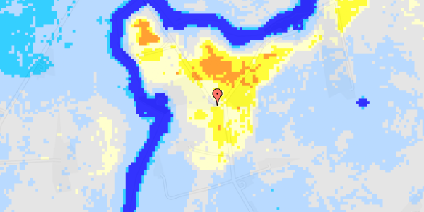 Ekstrem regn på Lamdrupvej 8