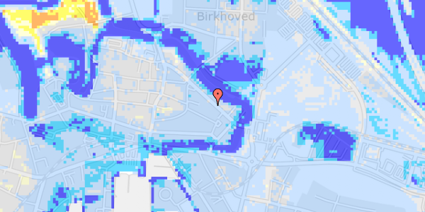 Ekstrem regn på Nørrevoldgade 76, st. th