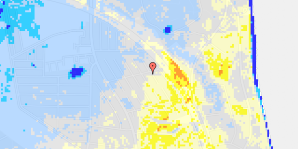 Ekstrem regn på Risvej 74