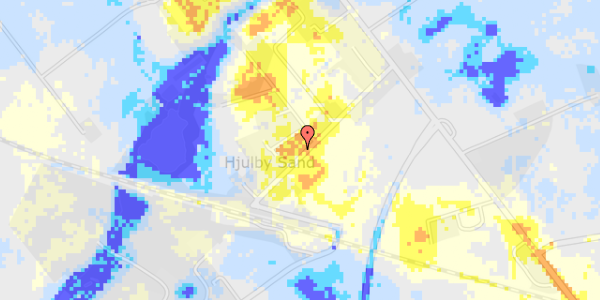 Ekstrem regn på Stationsvej 14