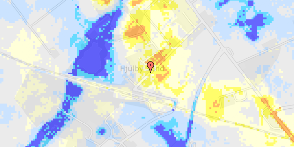 Ekstrem regn på Stationsvej 18