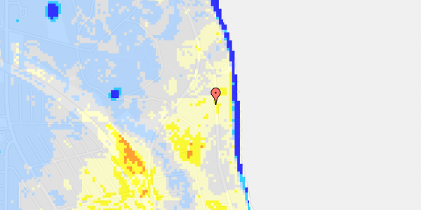 Ekstrem regn på Strandalleen 95