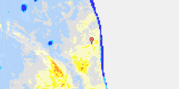 Ekstrem regn på Strandalleen 97