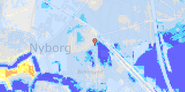 Ekstrem regn på Svanedamsgade 35, 1. 