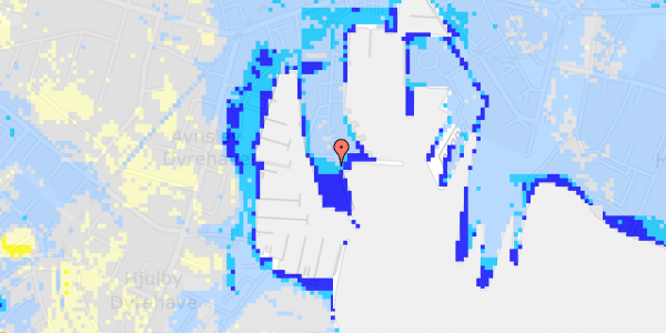 Ekstrem regn på Sydkajen 2, 1. th