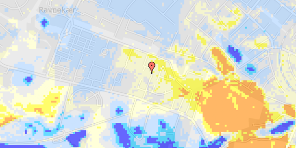 Ekstrem regn på Tronnealle 250