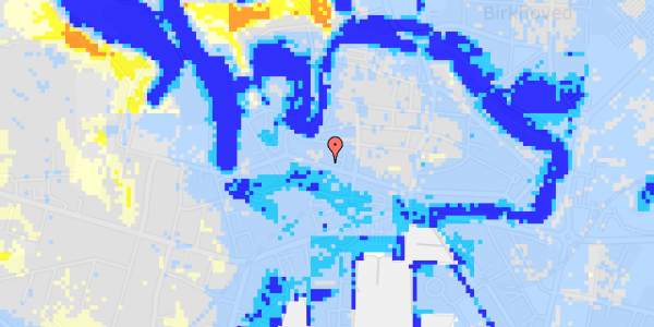 Ekstrem regn på Vestervoldgade 15, st. 