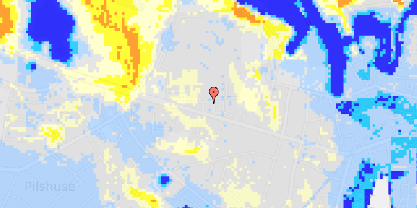 Ekstrem regn på Vindingevej 34, 1. 