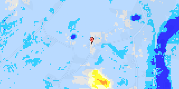 Ekstrem regn på Dybdalsvej 9