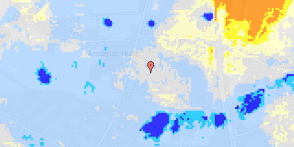 Ekstrem regn på Anderuplunden 60