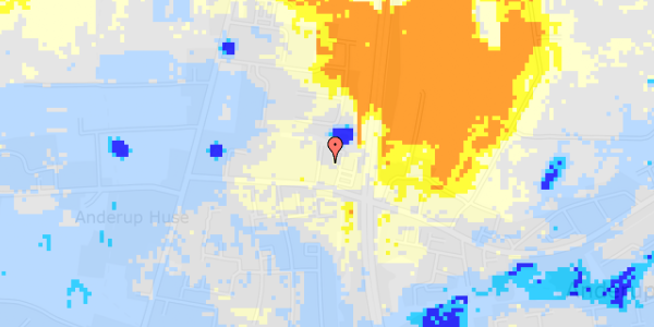 Ekstrem regn på Anderupvej 42A