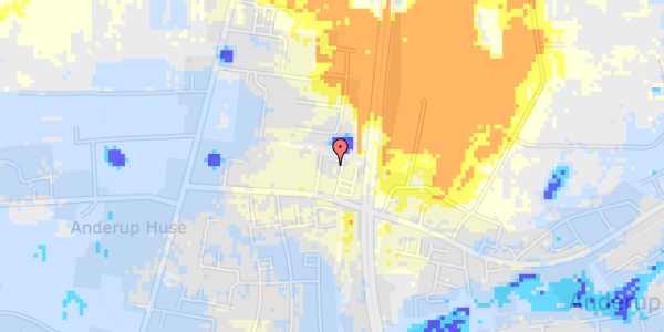 Ekstrem regn på Anderupvej 42H, 1. th