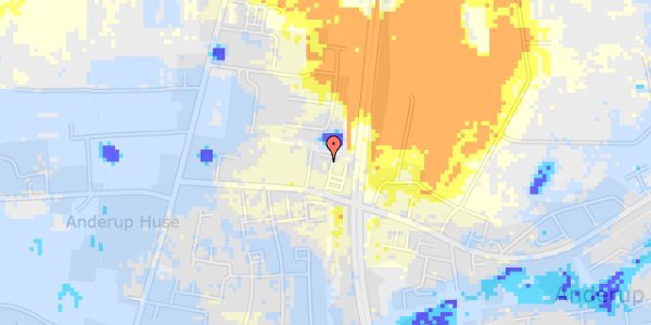 Ekstrem regn på Anderupvej 44H, 1. th